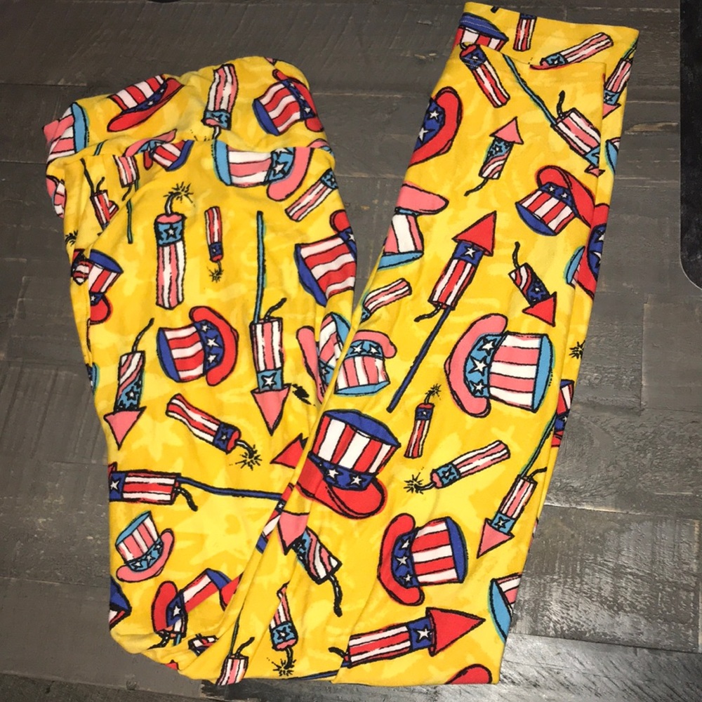 Lularoe 4th of July leggings